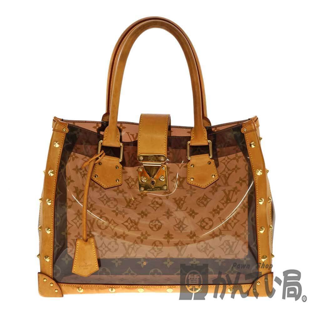 LOUIS VUITTON Neo Cabas Ambre Vinyl Tote Bag Transparent Handbag